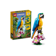 LEGO 6425613 Creator 3 in 1 Exotic Parrot to Frog to Fish Animal Figures Building Toy