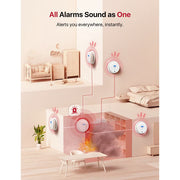 X-Sense SC01-W Combination Smoke & Carbon Monoxide Detector w/Voice, White