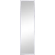 Mainstays 13.5 in x 49.5 in White Modern Door Mirror for Bedroom and Living Room