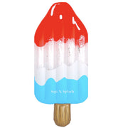 Sun N Splash Firecracker Pop Pool Lounger, Oversized Patriotic Popsicle Float, Red White Blue, Holds 1 Person