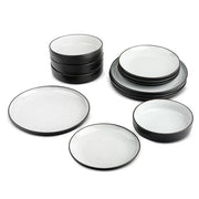 Yellowstone WML019R 12 Piece Beth Collection Ceramic Dinnerware Set