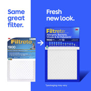 Filtrete HVAC Furnace Air Filter, 14x14x1, MERV 13, MPR 1900, Pleated 6-Pack