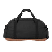 Eddie Bauer Bygone 45L Duffel Bag, Rugged Polyester/Nylon, Ballistic Polyester Bottom, U-Shaped Main Compartment, Adjustable Padded Shoulder Strap, Black, 23 x 9 x 14.5 in
