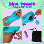 USA Toyz T-Rex Dino Water Blaster, Rechargeable Electric Fast-Fill  Water Squirt Toys for Kids Ages 3+, Blue & Pink (2-Pack)