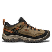KEEN 1030692 Targhee IV Waterproof Hiking Shoes for Men - Sea Turtle/Roasted Pecan - 10W