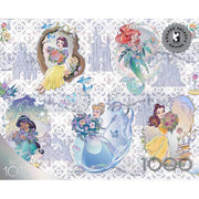 Buffalo Games Silver Select Disney Platinum Princesses 1000 Piece Jigsaw Puzzle, Classic Style, 26.75 x 19.75 in, 12460