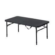 Mainstays MS95-005-076-01 Plastic Adjustable Height Fold-in-Half Folding Table 40