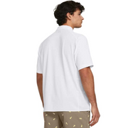 Under Armour Shorebreak Hybrid Woven Short-Sleeve Button-Down Shirt for Men - Fire - XL