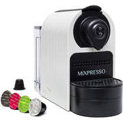 Mixpresso NESM201WHT Nespresso Capsule Coffee Compatible Machine, White