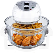 Big Boss 9064 1300-watt Oil-Less Fryer, 16-Quart, White