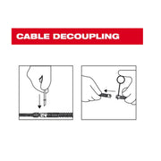 Milwaukee 48-53-2852 All Purpose Open Wind Sectional Drain Cleaning Cable 7/8 in. x 15 ft.