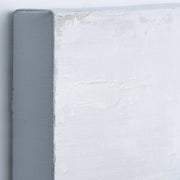 Empire Art Direct Abstract Textured Hand Painted Canvas Wall Art, Metallic Finish, 20 in x 72 in, Frozen Tundra MAR-CB9878-7220