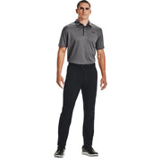 Under Armour Tech Short-Sleeve Polo - Graphite/Black - 3XL