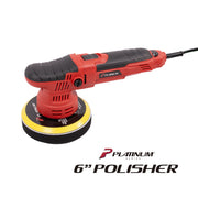 Platinum Series MPX-853459 6 Inch Buffer Polisher 6 Speed Dual Action for Car Detailing 5 Piece Set