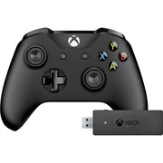 Microsoft CWT-00001 Xbox Gaming Controller with Wireless Adapter for Windows - Black