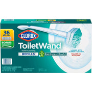 Clorox Rainforest Rush ToiletWand Cleaning Kit, 1 Handle, 36 Preloaded Refills, Fresh Scent, 990360697