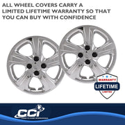 Coast2Coast Chrome 15 Inch 5 Spoke Wheel Cover Automotive Grade ABS Plastic CCI55815C