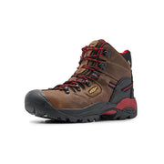 KEEN Utility Pittsburgh Energy 6 Inch Waterproof Carbon Toe Work Boots, Bison Black, Men's 12 D, 1032285