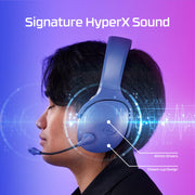 HyperX Cloud Jet Dual Wireless Gaming Headset, 40mm Drivers, 2.4GHz and Bluetooth 5.3 Connectivity, Light Blue