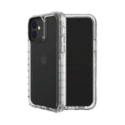 Onn 9789803 Clear Rugged Case with Built-in Microbial Protection for iPhone 12, iPhone 12 Pro