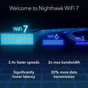 A9000-100PAS Nighthawk BE6500 Wi-Fi 7 USB Adapter Windows 11 Desktop Computer - Black