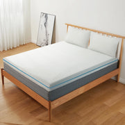 CHITOOMA 4'' Non-Slip Design Gel Memory Foam Mattress Topper King