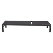 Mainstays Dashwood Outdoor Chaise Lounger Set of 2, Black Steel Frame, Breathable Sling Fabric