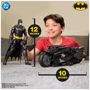 Spin Master DC Comics, Batman, Batcycle + 30 cm Batman Action Figure, from 4 Years