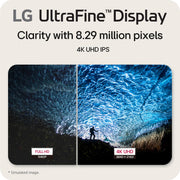 LG UltraFine 27-Inch 4K UHD HDR10 IPS Monitor, White, 27US500-W