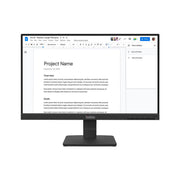 Lenovo 64CBKAR6UZ ThinkVision S22-4e Monitor, 21.5 Inch, 100Hz Refresh Rate, 99% sRGB Color, HDMI and VGA Connectivity, Raven Black