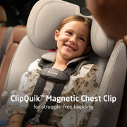 Maxi-Cosi Pria Max All-in-One Convertible Car Seat with PureCosi Fabric, Rear Facing 4-40 lbs, Forward Facing 22-65 lbs, Booster 40-100 lbs, Urban Wonder, CC208GKE