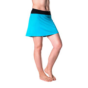 Skirt Sports Racecation Athletic Skirt, Lightweight Moisture-Wicking Fabric, UPF 50+ Sun Protection, Aquamarine, Large, 7718-475