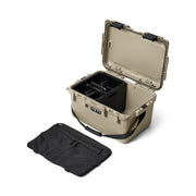 YETI LoadOut 30 GoBox Gear Case, Waterproof, Tan, Defender Material, Pack-and-Stack Design, 20.4x14.8x11.3 in, 12.1 lb, 26010000538