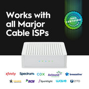 Hitron CODA-S12 CODA DOCSIS 3.1 Cable Modem Certified for Xfinity Spectrum More