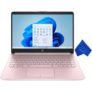 HP Stream 14 HD Laptop, Intel Celeron N4020, 4GB RAM, 64GB eMMC, Windows 11 S Mode, Pink, 14-Inch, 14-cf2112wm