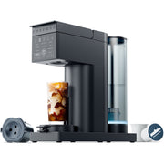 Chefman Caffeinator Single Serve Coffee Maker, 48 oz Removable Water Reservoir, Adjustable Brew Strength, Iced Coffee Function, Touch Controls, Concrete