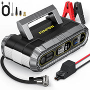 AVAPOW T09C Jump Starter with Air Compressor, 4000A Battery Jump Starter (for All Gas or Up to 10L Diesel), 150PSI Digital Tire Inflator with Emergency Light