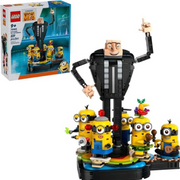 LEGO 6471432 Despicable Me 4 Brick-Built Gru and Minions Toy Figure Set 75582