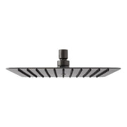 Signature Hardware Contemporary Rain Shower Head, 2.5 GPM, Single Function, Brushed Gold, 10 in