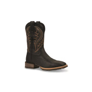 Ariat Hybrid Rancher Men's Western Boots, Wide Square Toe, Jasper Black, Size 9.5, 10061277
