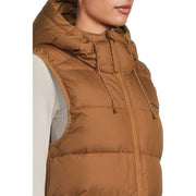 Columbia Pike Lake II Hooded Long Vest - Camel Brown - XL
