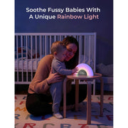 Momcozy WN010-GR10BA Baby Sound Machine with 34 Soothing Sounds, Customizable Night Lights, App Control, Sunrise Alarm, Sleep Trainer for Newborns and Toddlers WN010-GR10BA