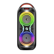 RUIMATECH T9 Portable Bluetooth Party Speaker, 80W Peak Power, True Wireless Stereo, Dynamic 8-Color Light Show