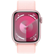 Apple Watch Gen 9 Series 9 41mm Pink Aluminum - Light Pink Sport Loop MR953LW/A
