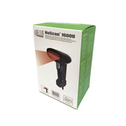Adesso NuScan 1600U Handheld CCD Barcode Scanner, 300 Scans per Second, 16 Inch Scan Range, USB, Drop Protection