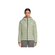 The North Face Classic Down Hooded Jacket Women's Coat, 700-Fill Recycled Down, Water-Repellent, Packable, Slate Moss, XL, NF0A8D3EBQ1