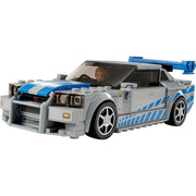 LEGO 6426027 Speed Champions 2 Fast 2 Furious Nissan Skyline GT-R (R34) 76917 Toy Building Kit (319 Pieces)