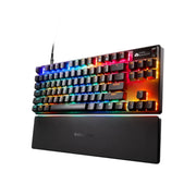 SteelSeries Apex Pro TKL Gen 3 Gaming Keyboard, OmniPoint 3.0 HyperMagnetic Switches, Adjustable Actuation, Rapid Trigger, OLED Display, PBT Keycaps, USB-C, Black, US Layout, 64740