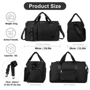 Gynky Duffel Bag 4 in 1 Travel Backpack Duffle Bag Weekender Bags for Women Gym Bag with Shoe and We