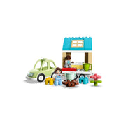 LEGO 6426534 DUPLO Town Family House on Wheels Toy with Car 10986